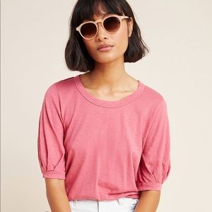 Anthropologie | Annabelle Puff- Sleeve Tee